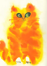 Load image into Gallery viewer, Ginger Cat - Greetings Card