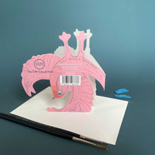Load image into Gallery viewer, Robins ding a wing stand - Die Cut Greetings Card