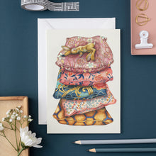 Load image into Gallery viewer, Hare asleep - Greetings Card