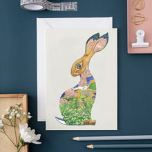 Load image into Gallery viewer, Curious Hare - Greetings Card