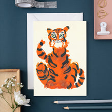 Load image into Gallery viewer, Tiger - Greetings Card