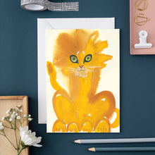 Load image into Gallery viewer, Lion - Greetings Card