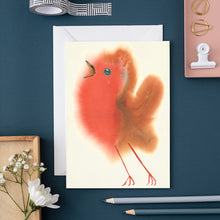 Load image into Gallery viewer, Robin singing - Greetings Card