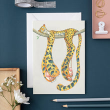 Load image into Gallery viewer, Leopard  Asleep - Card