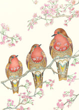 Load image into Gallery viewer, Three Robins - Greetings Card