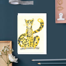 Load image into Gallery viewer, Cheetah - Greetings Card