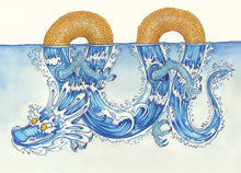 Load image into Gallery viewer, Water Dragon - Greetings Card
