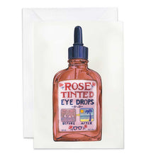 Load image into Gallery viewer, Rose tinted eye drops- Greetings Card