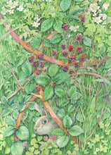 Load image into Gallery viewer, Bunny in a Hedgerow - Greetings Card