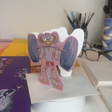 Load and play video in Gallery viewer, Monkey lifting weights - Die Cut Greetings Card
