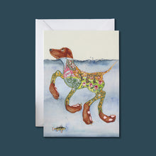 Load image into Gallery viewer, Black Labrador Running - Card