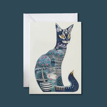 Load image into Gallery viewer, Cat at Night - Card