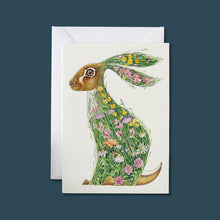 Load image into Gallery viewer, Hare in a Meadow - Card