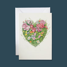 Load image into Gallery viewer, Grass Heart - Card