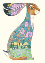 Load image into Gallery viewer, Blue Hare - Card - The DM Collection
