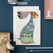 Load image into Gallery viewer, Blue Hare - Card - The DM Collection