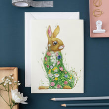 Load image into Gallery viewer, Bunny in a Meadow - Card - The DM Collection