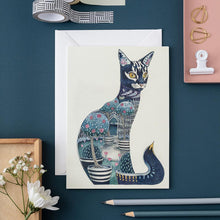 Load image into Gallery viewer, Cat at Night - Card - The DM Collection