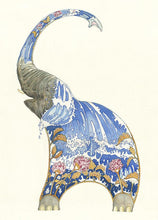 Load image into Gallery viewer, Elephant Squirting Water - Card - The DM Collection