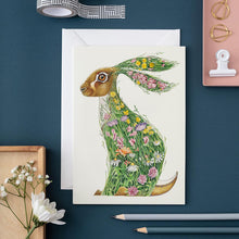 Load image into Gallery viewer, Hare in a Meadow - Card - The DM Collection