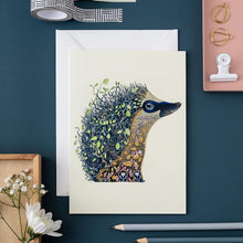 Load image into Gallery viewer, Hedgehog at Night - Card - The DM Collection