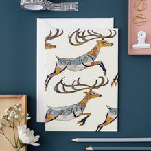 Load image into Gallery viewer, Leaping Reindeer - Card - The DM Collection
