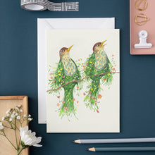 Load image into Gallery viewer, Two Scruffy Thrushes - Card