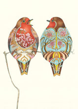 Load image into Gallery viewer, Two Robins - Card - The DM Collection