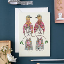 Load image into Gallery viewer, Two Turtle Doves - Card - The DM Collection