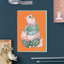 Load image into Gallery viewer, White Cat - Card