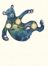 Load image into Gallery viewer, Bear Falling - Print - The DM Collection