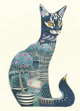 Load image into Gallery viewer, Cat at Night - Card - The DM Collection