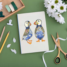 Load image into Gallery viewer, Perfect Bound Notebook - Puffins
