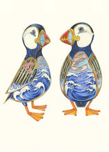 Load image into Gallery viewer, Puffins - Card - The DM Collection