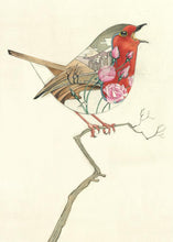 Load image into Gallery viewer, Robin in a Winter Landscape -  Card - The DM Collection