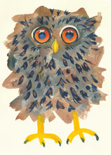 Load image into Gallery viewer, Owl - Greetings Card
