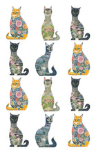 Load image into Gallery viewer, Tea Towel - Cats
