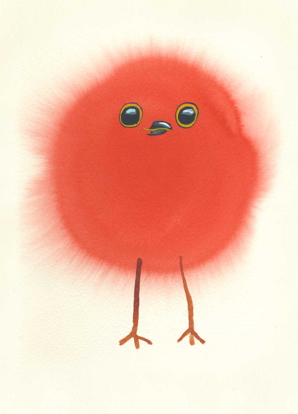 Robin Chick - Greetings Card