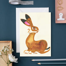 Load image into Gallery viewer, Hare- Greetings Card
