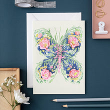 Load image into Gallery viewer, Giant Peacock Moth - Greetings Card
