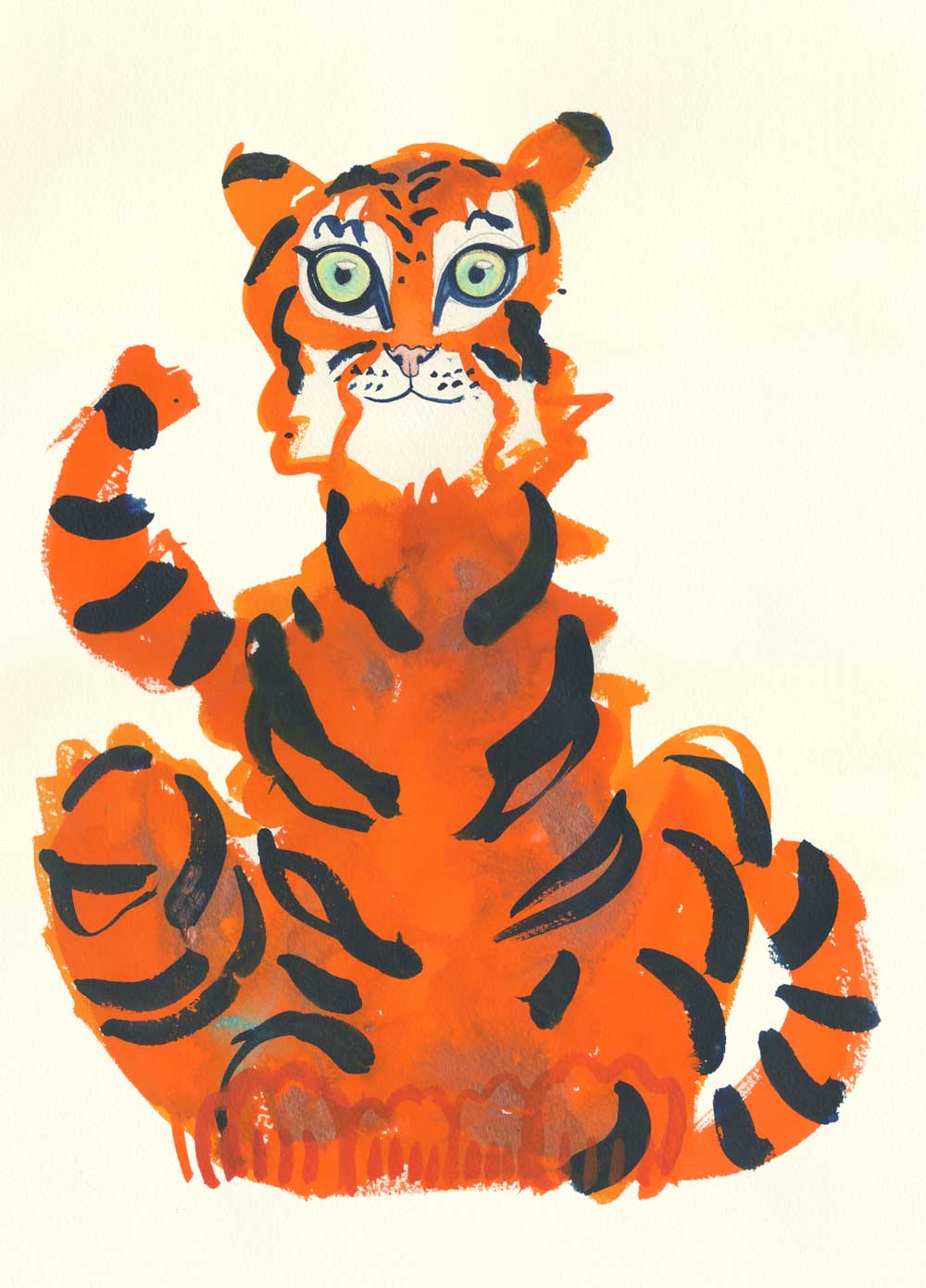 Tiger - Greetings Card