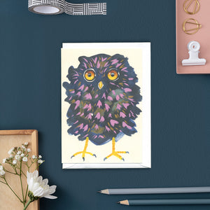 Night Owl - Greetings Card