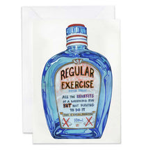Load image into Gallery viewer, Regular Exercise - Super Tonic- Greetings Card
