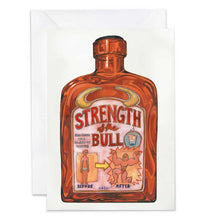 Load image into Gallery viewer, Strength of the bull - Tonic- Greetings Card
