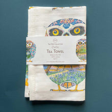 Load image into Gallery viewer, Tea Towel - Owls
