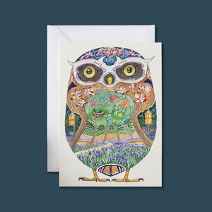 Owl in the Forest - Card