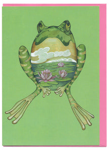 Green Frog- Card