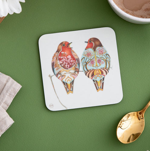 Two Robins - Coaster - The DM Collection