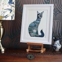 Load image into Gallery viewer, Cat at Night  - Print - The DM Collection
