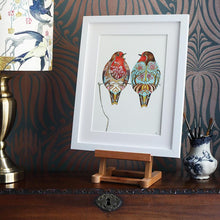 Load image into Gallery viewer, Two Robins  - Print - The DM Collection
